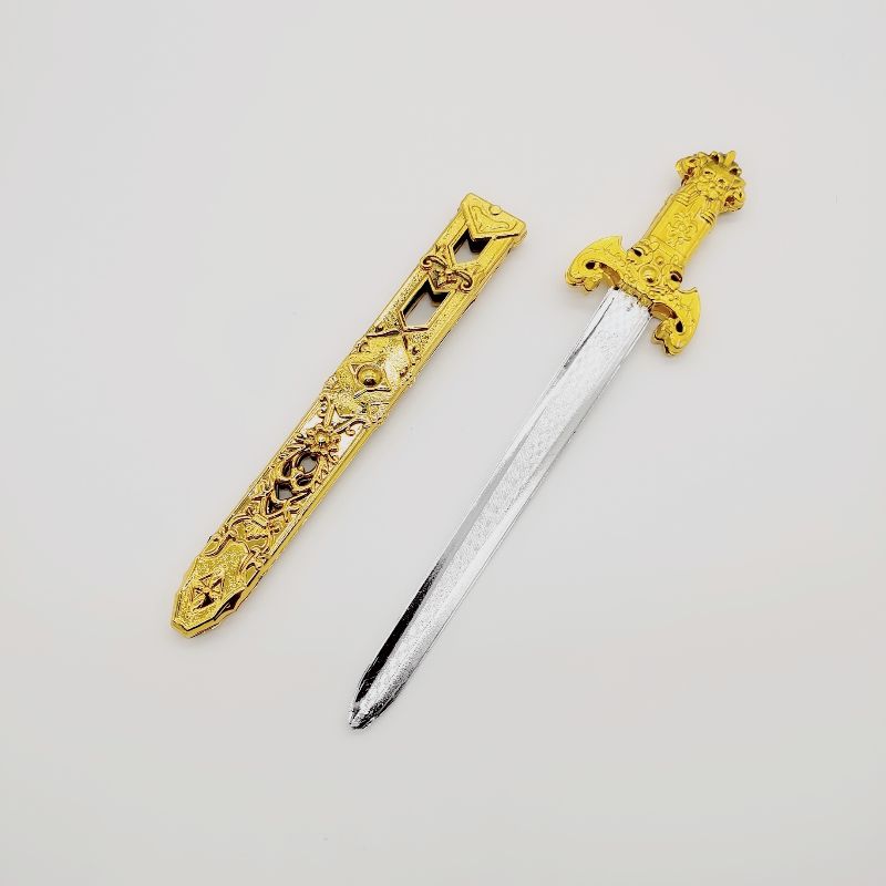 厂家直销儿童玩具海盗系列出口外贸塑料仿真玩具兵器地摊经济夜市玩具多色507小剑详情2