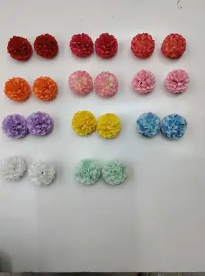 Simulation flower head wedding flower head flannel pastoral style thumbnail
