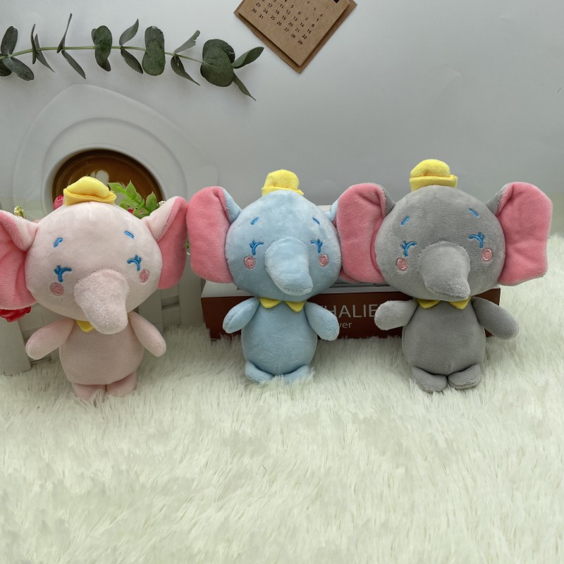 Elephant plush doll keychain Flying Sky doll children's bag pendant wedding shower doll gift