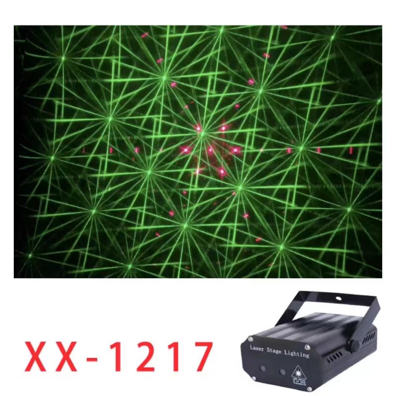 Led Light String Two-Hole Laser Laser Light Ktv Flash Home Atmosphere Music Sound Control Magic Ball Light Laser Rotating Bungee Stage Laser Bluetooth Light Ktv Flash Home Atmosphere Music Sound Control Magic Ball Light Excitation details Picture