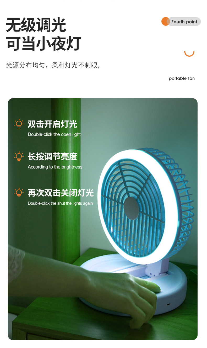 Bedside Small Electric Fan Small Outdoor Student Dormitory Desktop Desktop Mini Usb Charging Cable Quiet Kitchen Small Fan Wall Mounted Toilet Toilet No Punching Small Wall Fan Student Dormitory Charging Us Electricity undefined