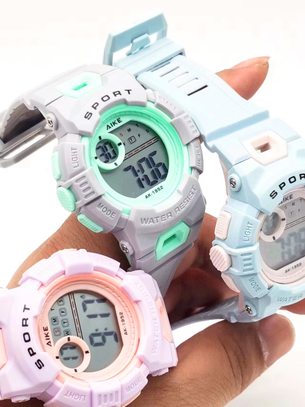 电子手表2023新款初高中学生高颜值炫酷多功能运动防水闹钟男女手表详情10