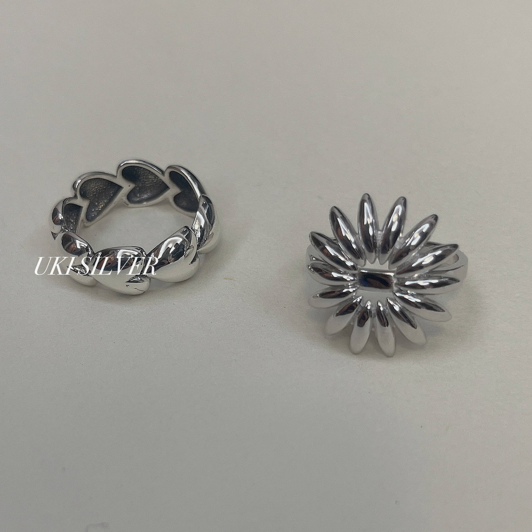 S925 Full Body Sterling Silver Love Open Ring Silver Tie Silver Jewelry Application Scenario