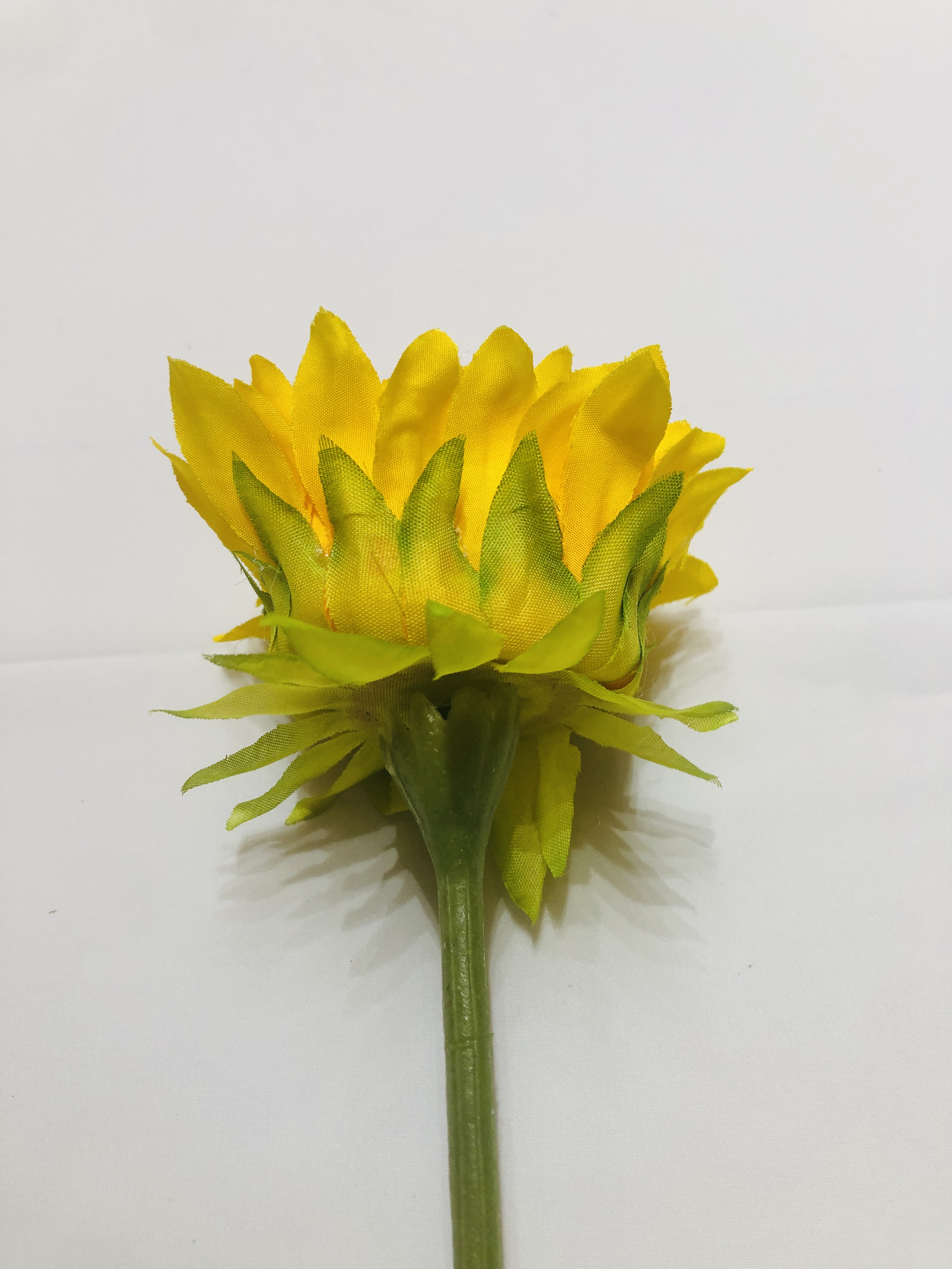 Living Room Decoration Simulation Garden Sunflower Fake Flower Decoration Plastic No. 40 Small Latin Single Sun Flower Silk Flower Specification drawing