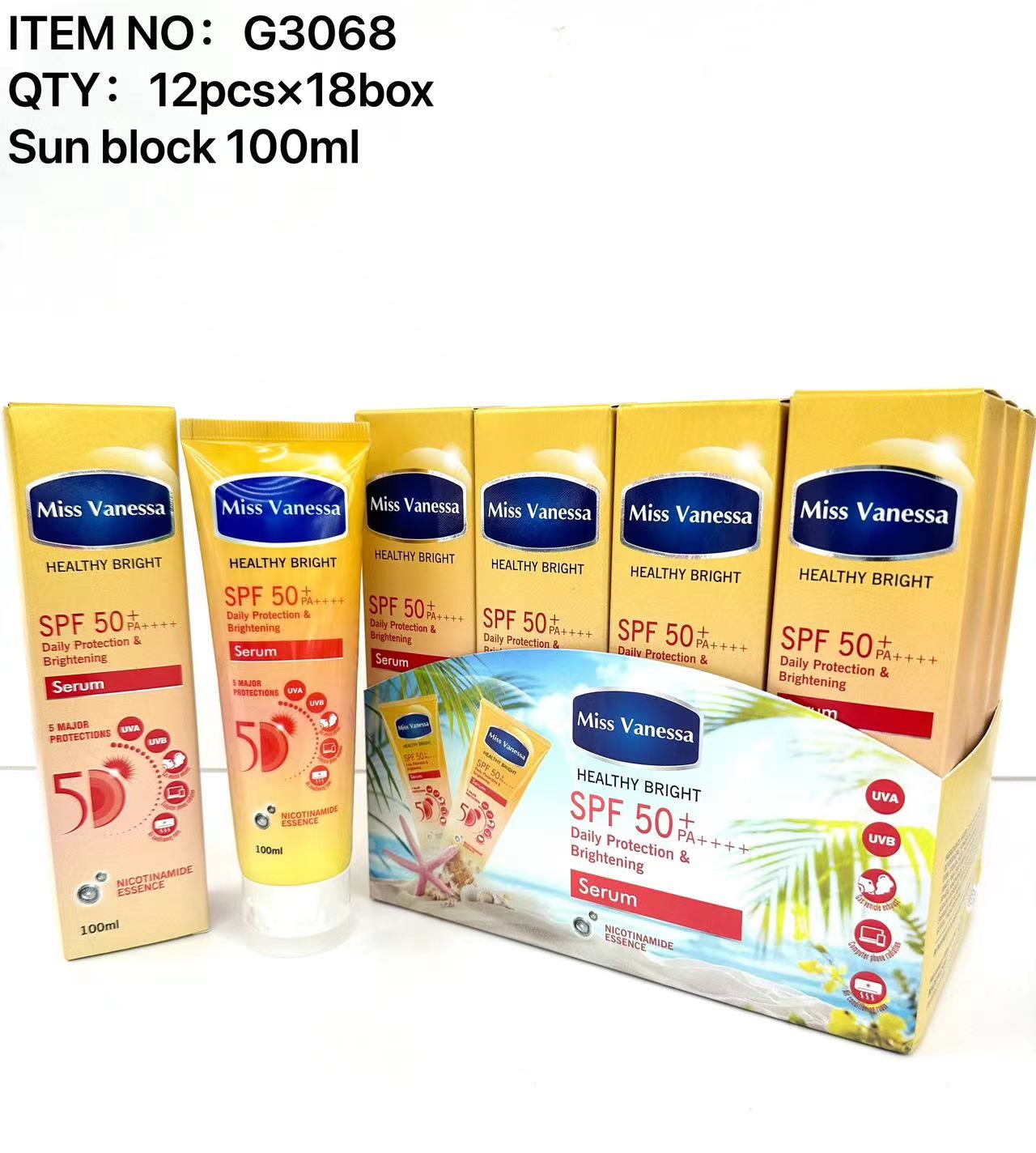 Only For Export Sunscreen Moisturizing, Moisturizing, Isolation, Anti-Sweat, Non-Greasy, Whitening And Refreshing Sunscreen details Picture