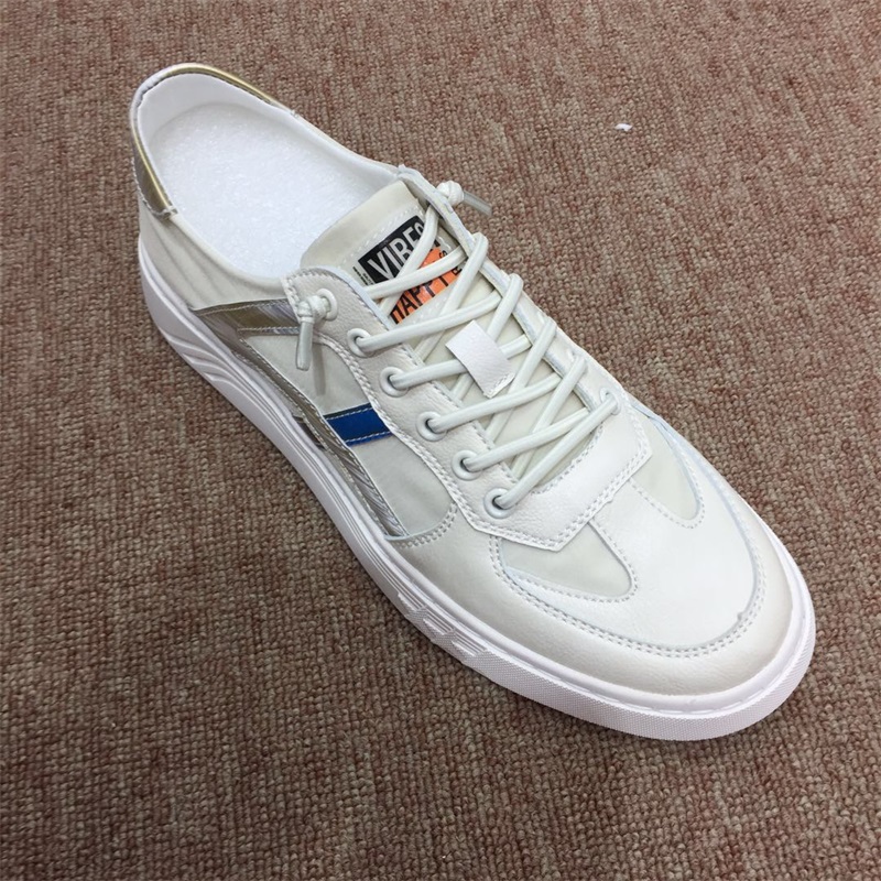 2023 Summer Breathable Korean Version Of The Trend New Leather Casual Inner Height Shoes B483 details Picture