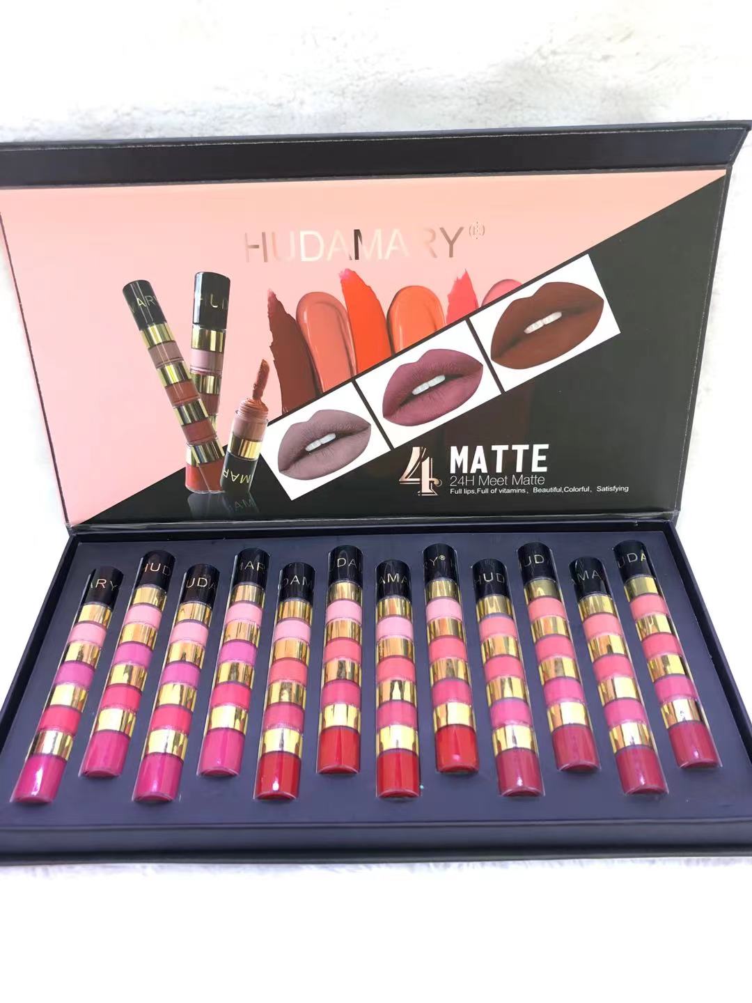 Christmas Makeup Non-Fading Non-Stick Cup Matte Lip Glaze Cross Europe And The United States Lips And Cheeks details Picture