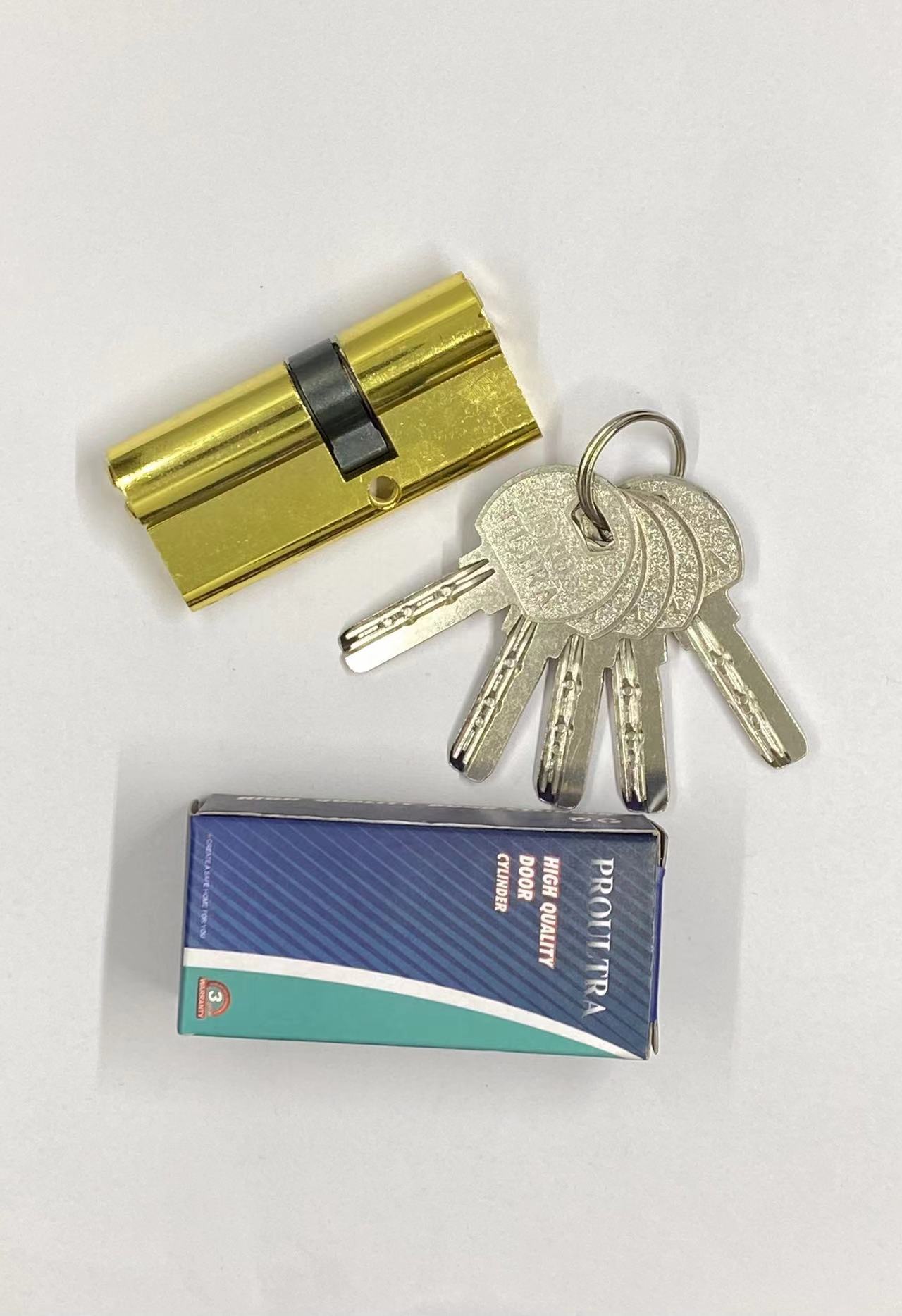 五金锁芯工具锁胆家用铁钥匙家庭卫生间多种颜色详情图3