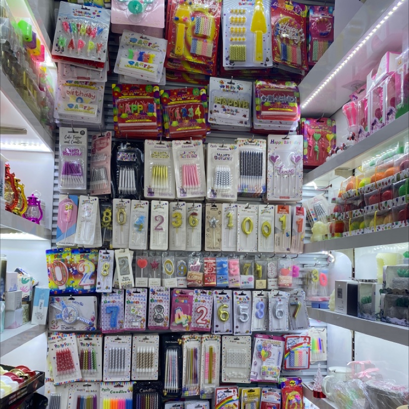 Colorful candle describe pic - 2