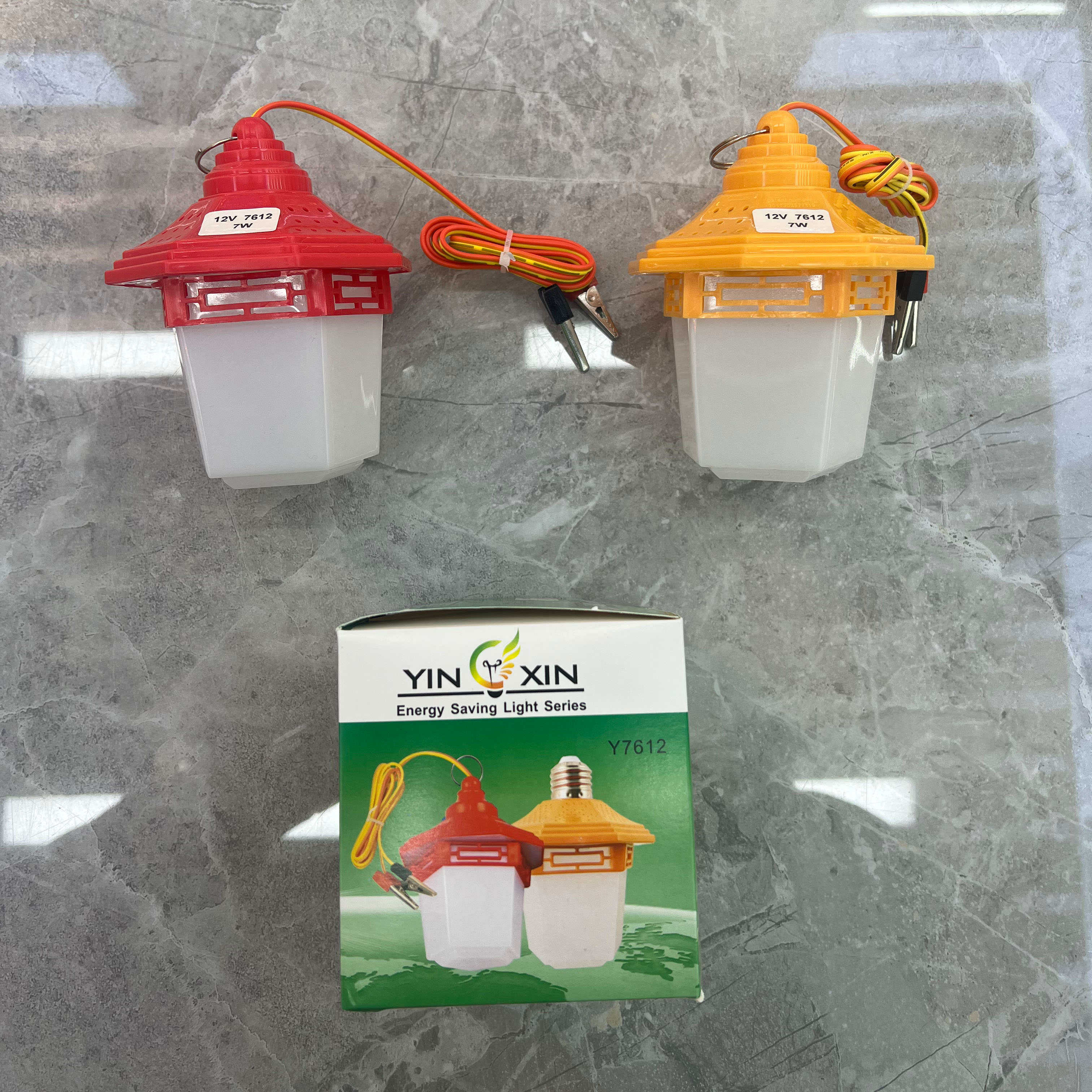 DC12V-7612 18W 1.5米红黄线带夹子  12V应急灯详情3