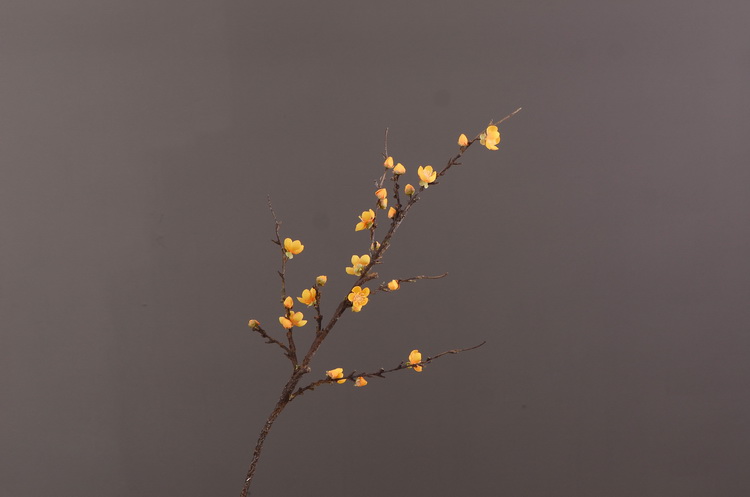 东篱厂家直销仿真梅花枝 单支小腊梅 中式田园禅意家居装饰仿真花批发详情21