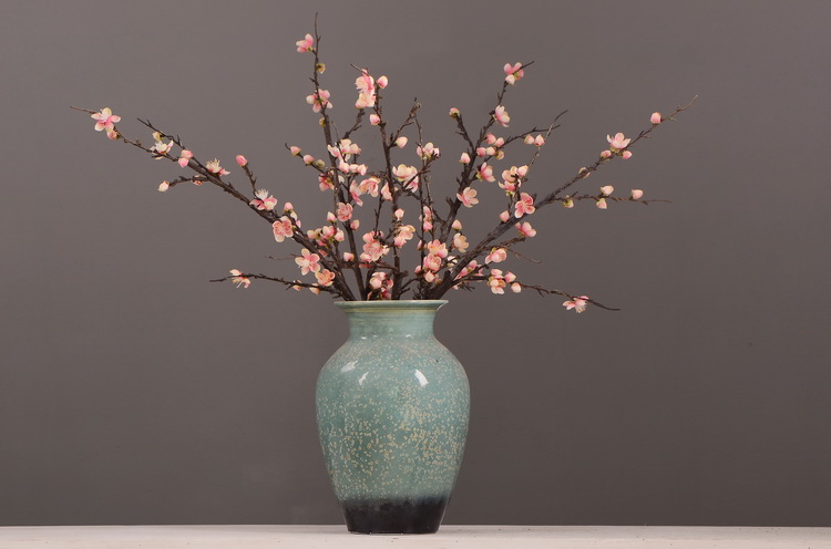 东篱厂家直销仿真梅花枝 单支小腊梅 中式田园禅意家居装饰仿真花批发详情4