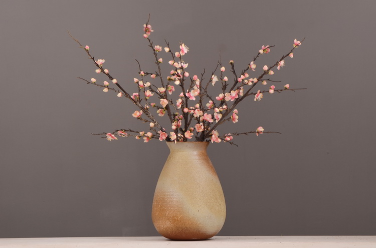 东篱厂家直销仿真梅花枝 单支小腊梅 中式田园禅意家居装饰仿真花批发详情3