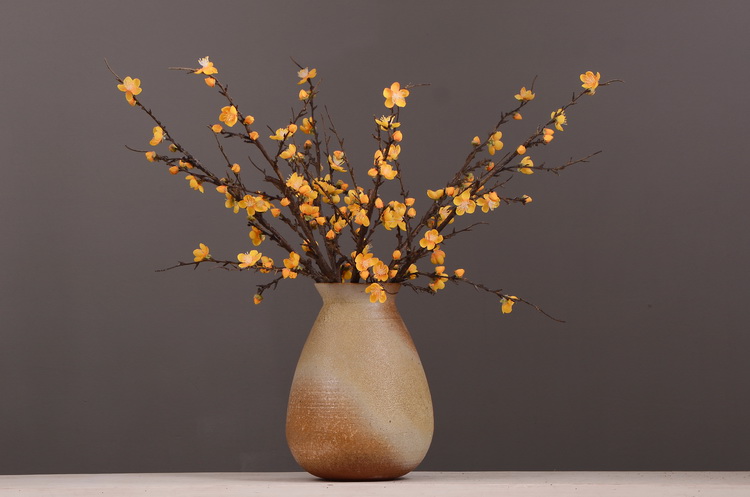 东篱厂家直销仿真梅花枝 单支小腊梅 中式田园禅意家居装饰仿真花批发详情16