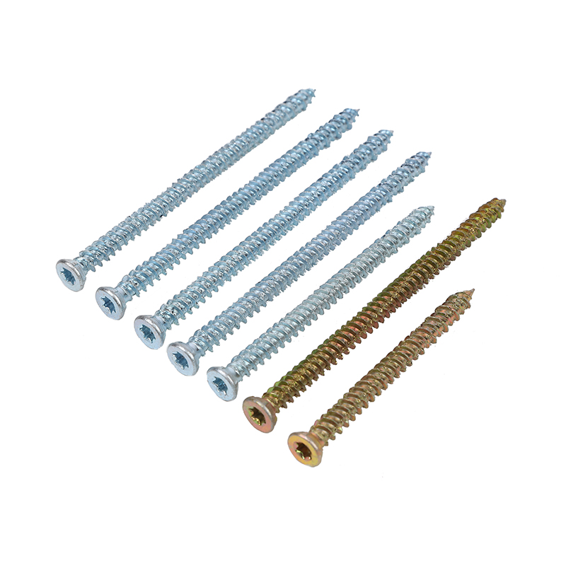 Factory direct sales of countersunk head plum blossom groove cement self-tapping nails, self-tapping screws, special screws for door and window installation, frame screws, available in stock