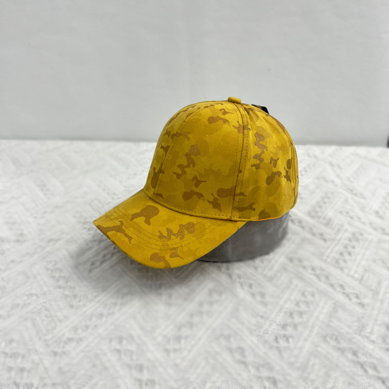 New spring and summer camouflage baseball caps, casual outdoor baseball caps, sun protection and shade caps for children and couples Specification drawing