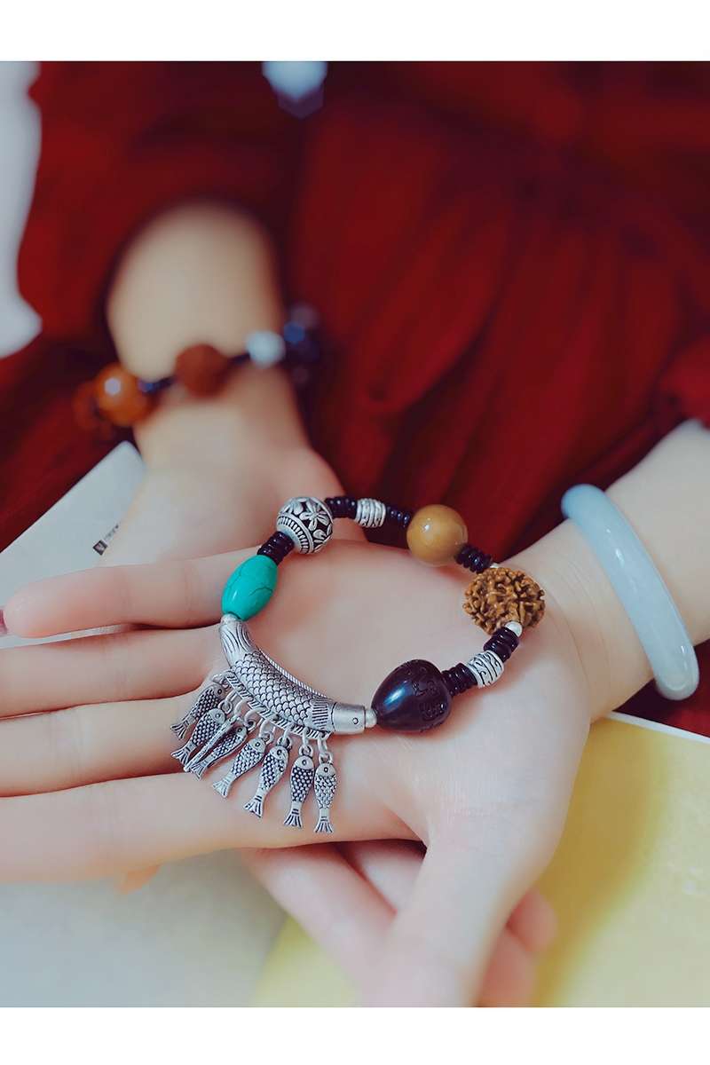 Korean Wax Thread Pure Hand-Woven Sweater Chain undefined