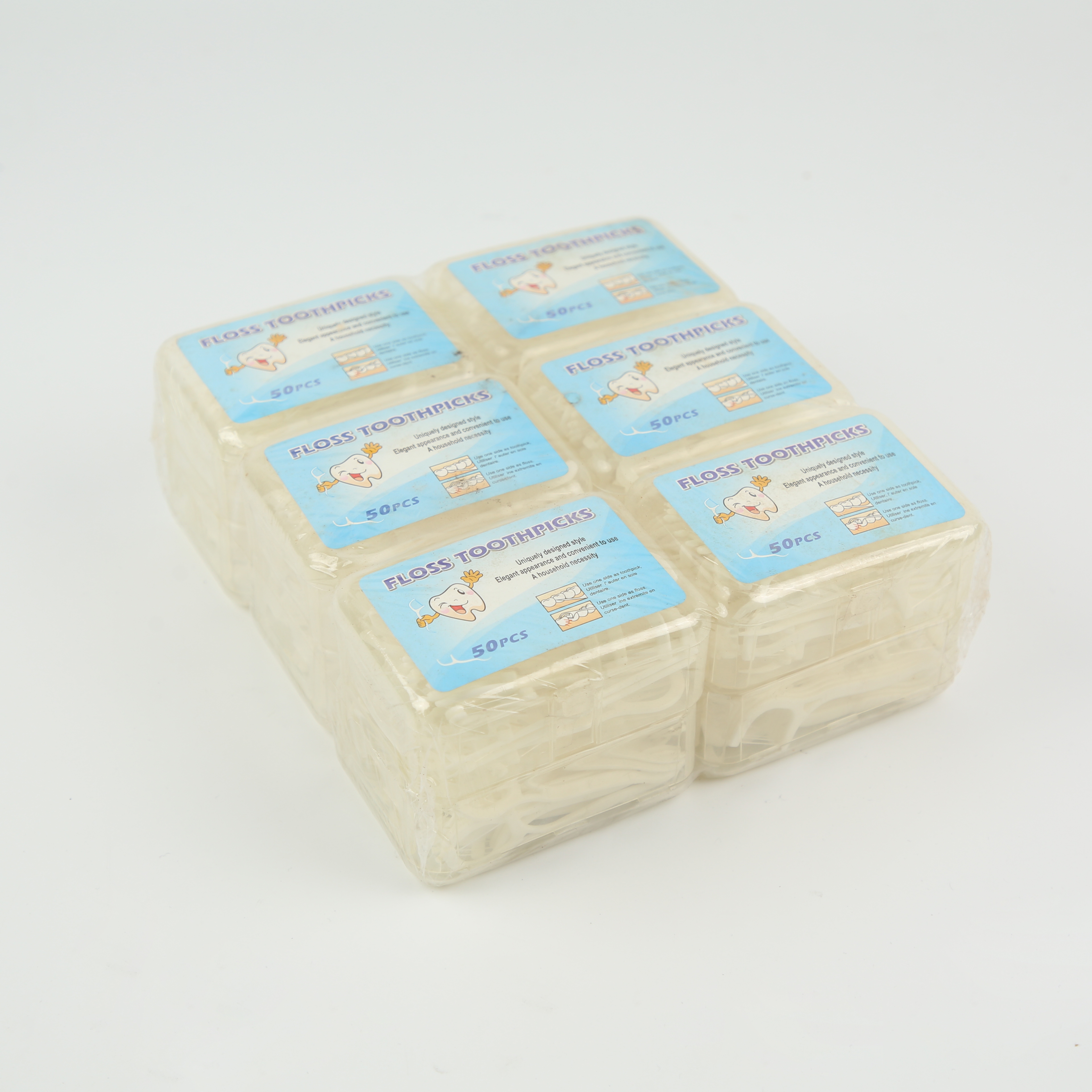 Disposable floss stick floss