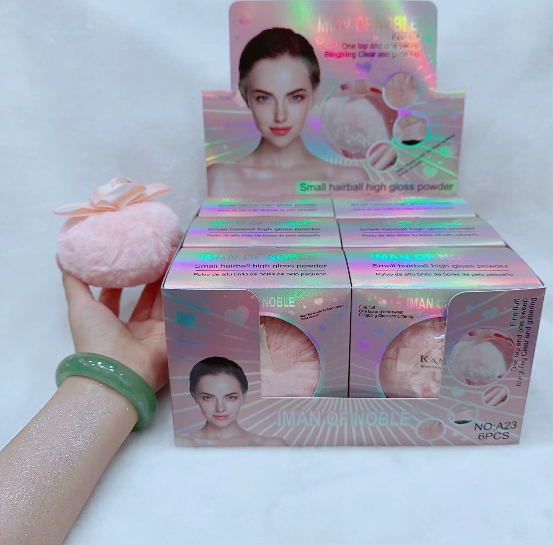 2023 new fashion fairy powder highlighter powder super flash can be used for facial hair collarbone clothes calculating powder