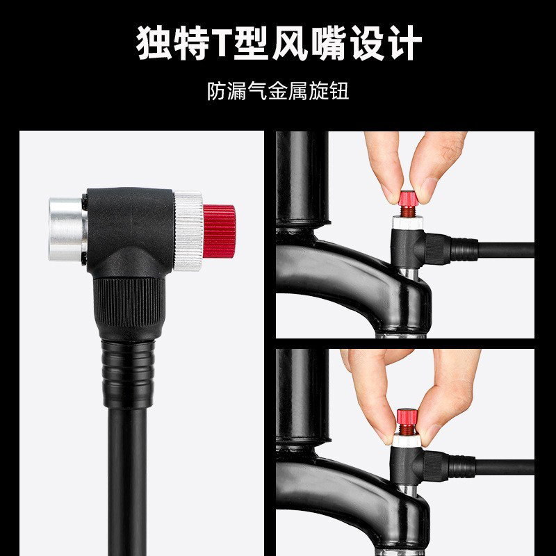 铝合金打气筒/自行车打气筒/单车充气泵产品图