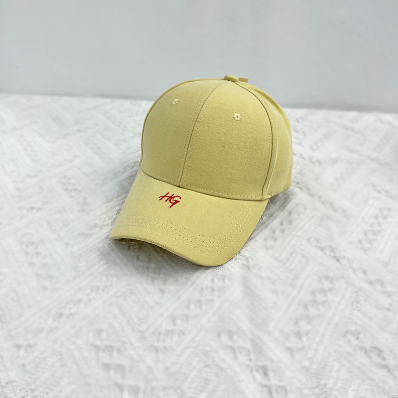 Dome-shaped big-headed baseball cap, versatile for women to show off their faces, small wide-brimmed baseball cap, solid color summer hat, sun protection for couples details Picture