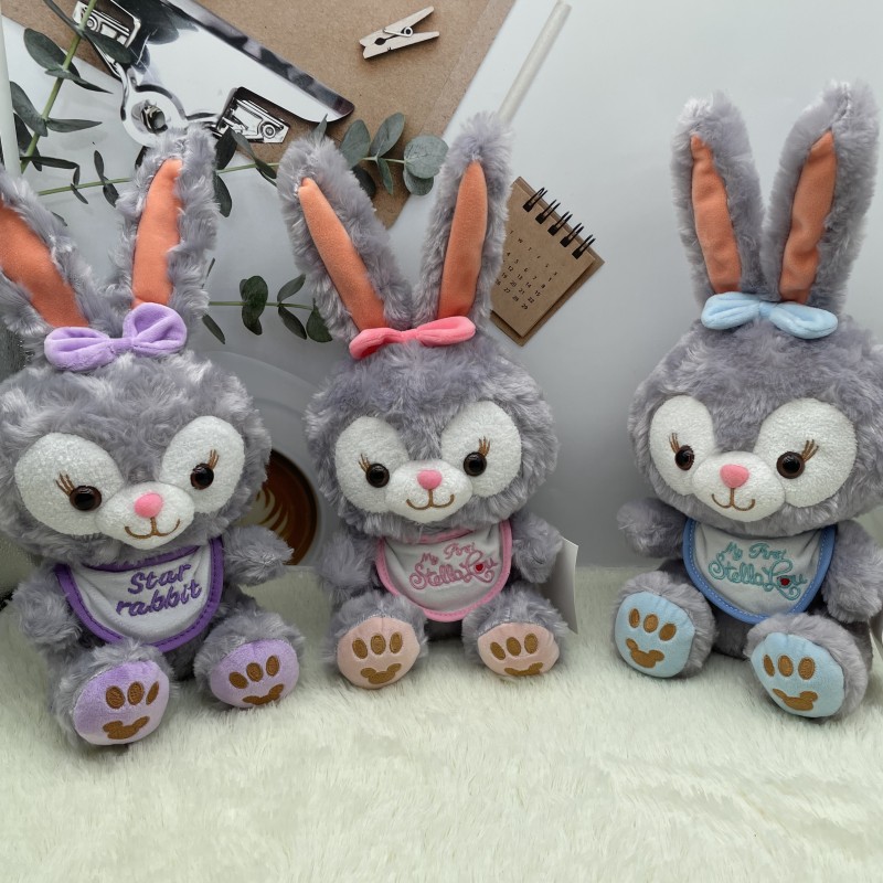 Instagram Japan cute Daffy Bear new friend Stella Rabbit Star Delu plush doll long eared bunny doll