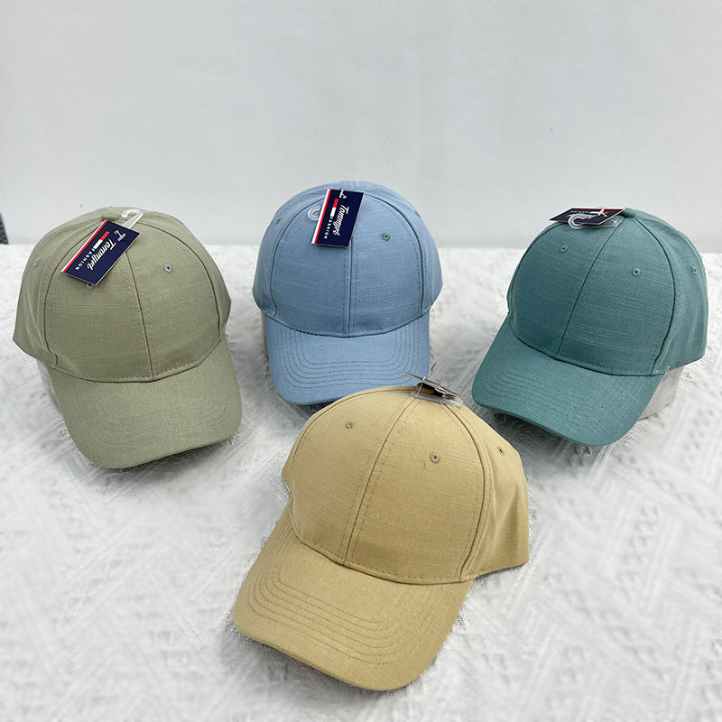 Women's baseball caps, outdoor running sports, leisure and sunshade men's new cotton and linen baseball caps full figure