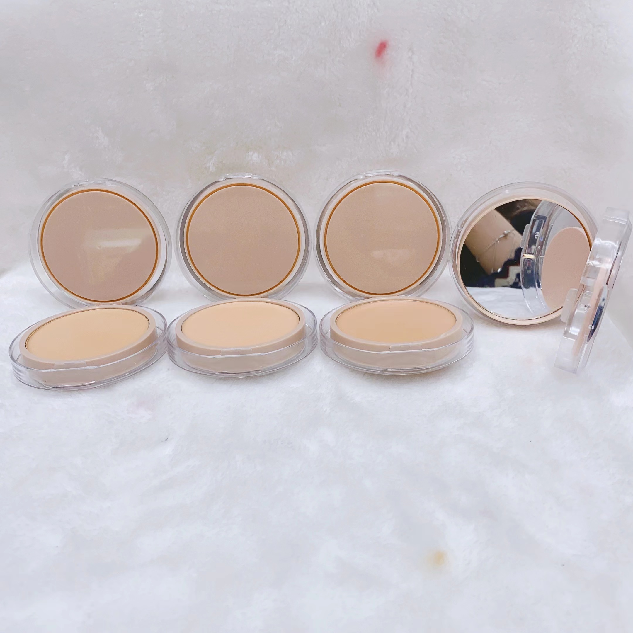 IMAN OF NOBLE brand cross-border 2023 new three-layer powder concealer + powder mirror Item Picture