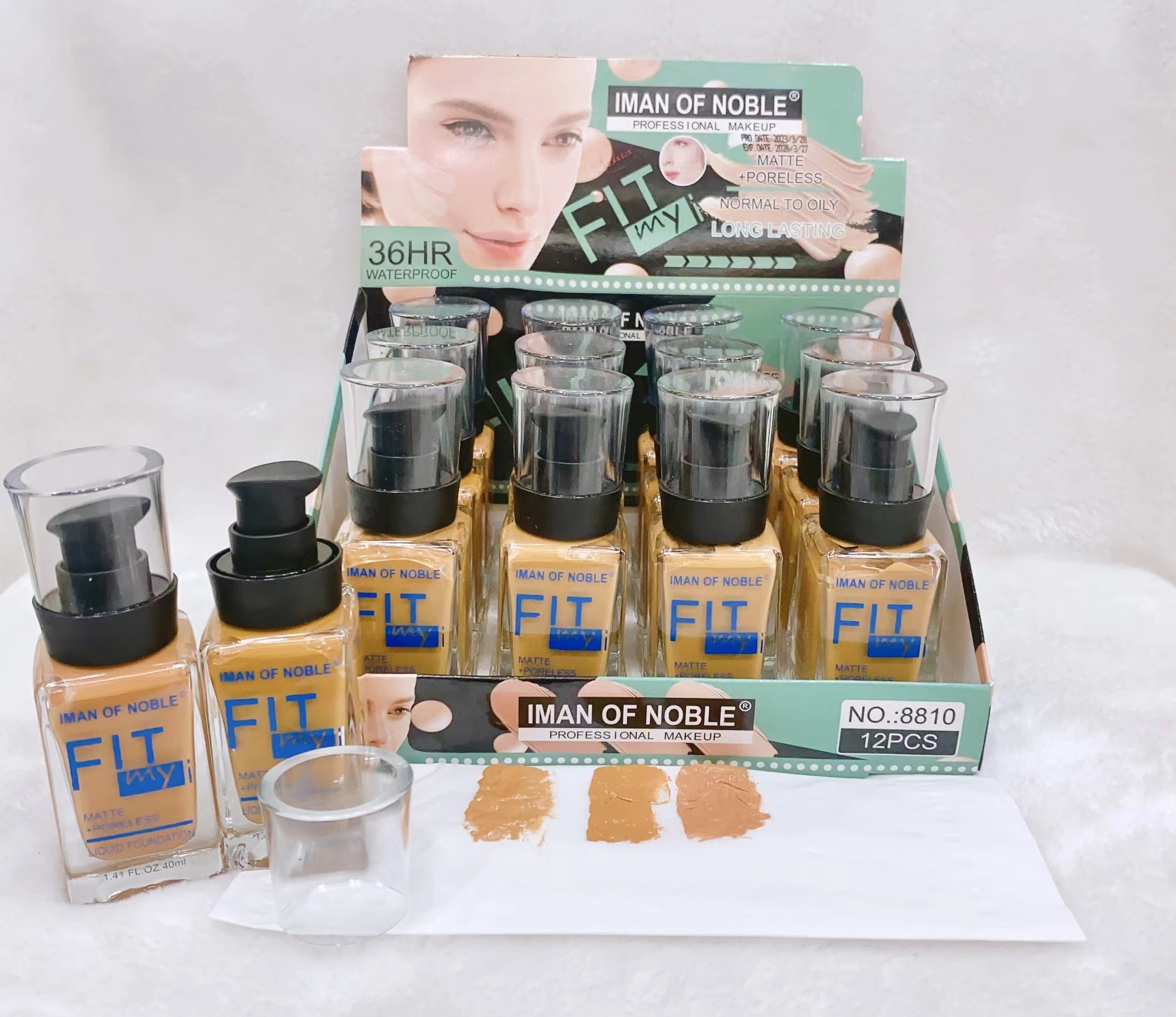 IMAN OF NOBLE 2023 New Brush High Concealer Foundation Liquid holding makeup lasting liquid foundation thumbnail