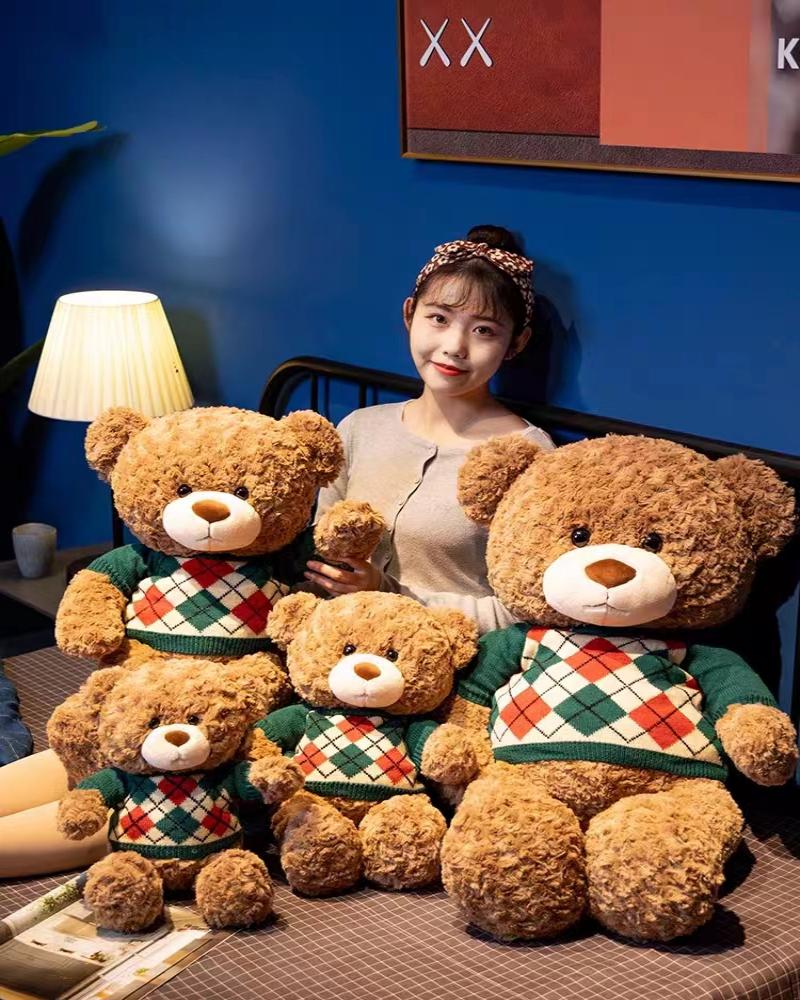 Genuine Beanie bear doll children accompany plush doll toy teddy bear doll throw pillow gift