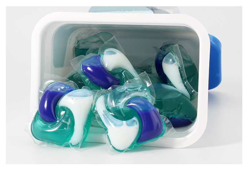 宝洁（P&G）洗衣球4D冰凉清爽型12颗蓝色洗衣凝珠洗衣液 详情11