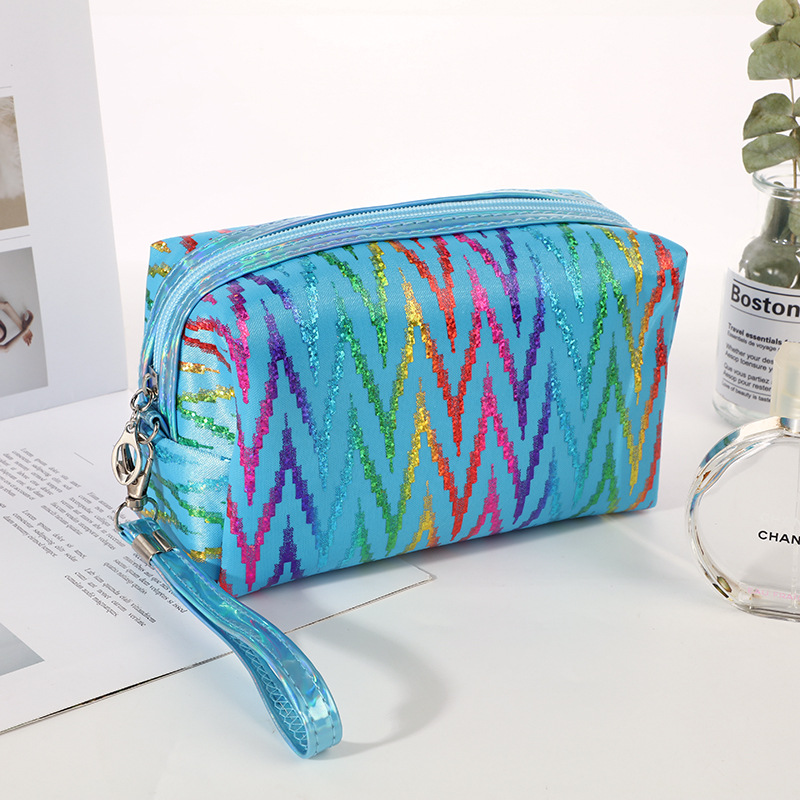 Bright Gold Octagon Makeup Bag Travel Portable Large Capacity Toiletries Bag Cosmetics Bag Toiletries Bag Storage Bag Waterproof Portable Large Capacity Zipper Coin Purse Storage Makeup Bag Portable Travel Portable Toiletries Bag Waterproof Oxford Application Scenario