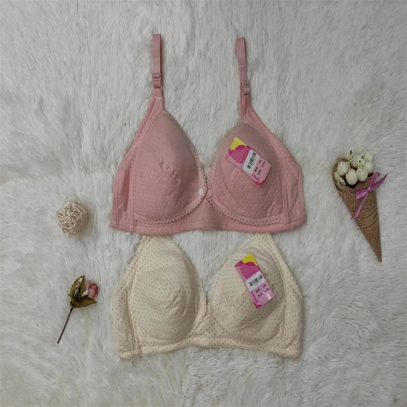 Breastfeeding Bra 128 Open Button Convenient Pure Cotton Skin Comfortable Breathable Underwear 2023 New details Picture
