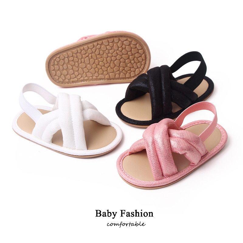 Summer 0-1 year old baby learning shoes non-slip soft soled breathable sandals thumbnail