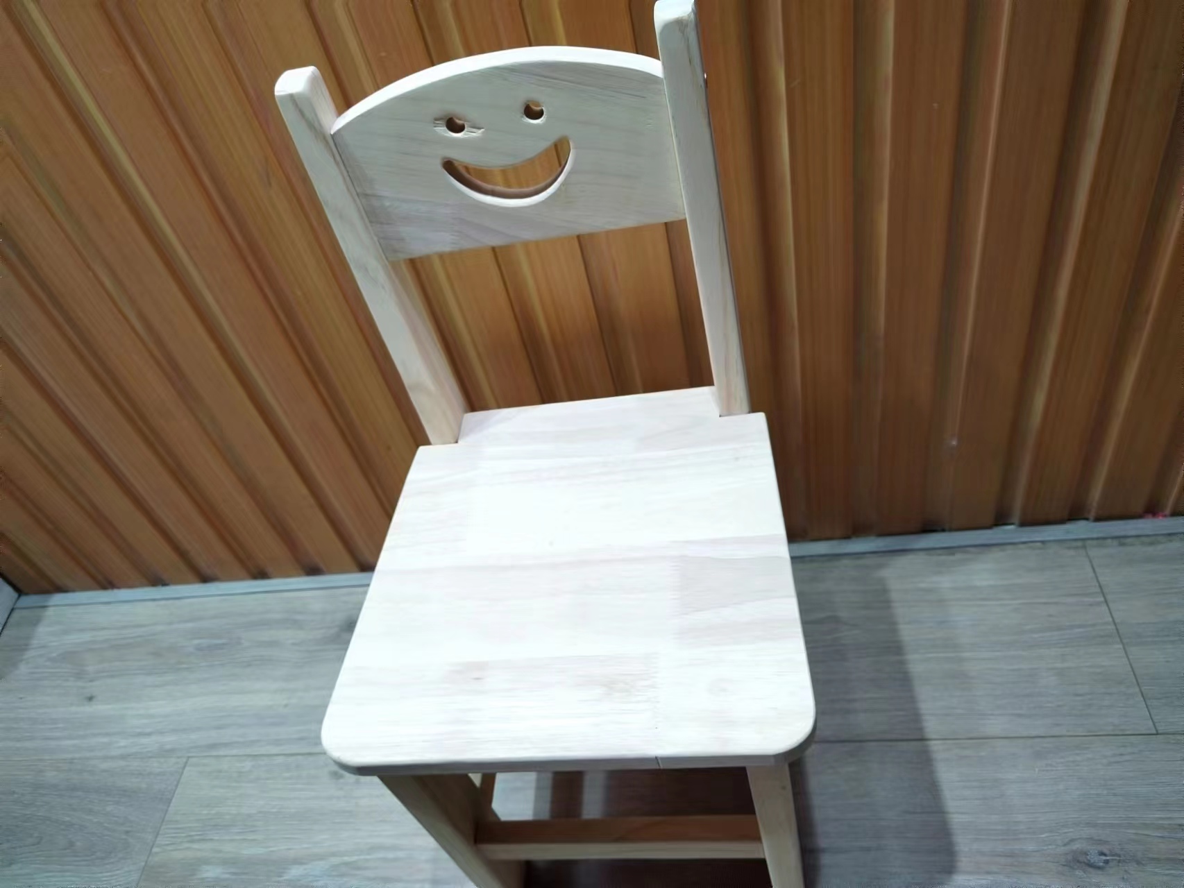 Original Wood Color Kindergarten Solid Wood Children's Small Stool Home Desk Baby Learning Bench Oak Chair Classic Baby Stool Back Stool Specification drawing