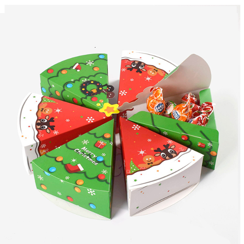 Red Christmas Tree Shape Candy Gift Packaging Box Creative Fashion New Christmas Eve Small Gift Spot Empty Box Diy Application Scenario