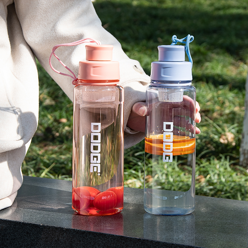 Hiler Dodge New Dl-20630Tritan Material With Drinking Scale Handle Carrier Student Water Cup Transport High Appearance Level Plastic Cup Wholesale Water Bottle Specification drawing