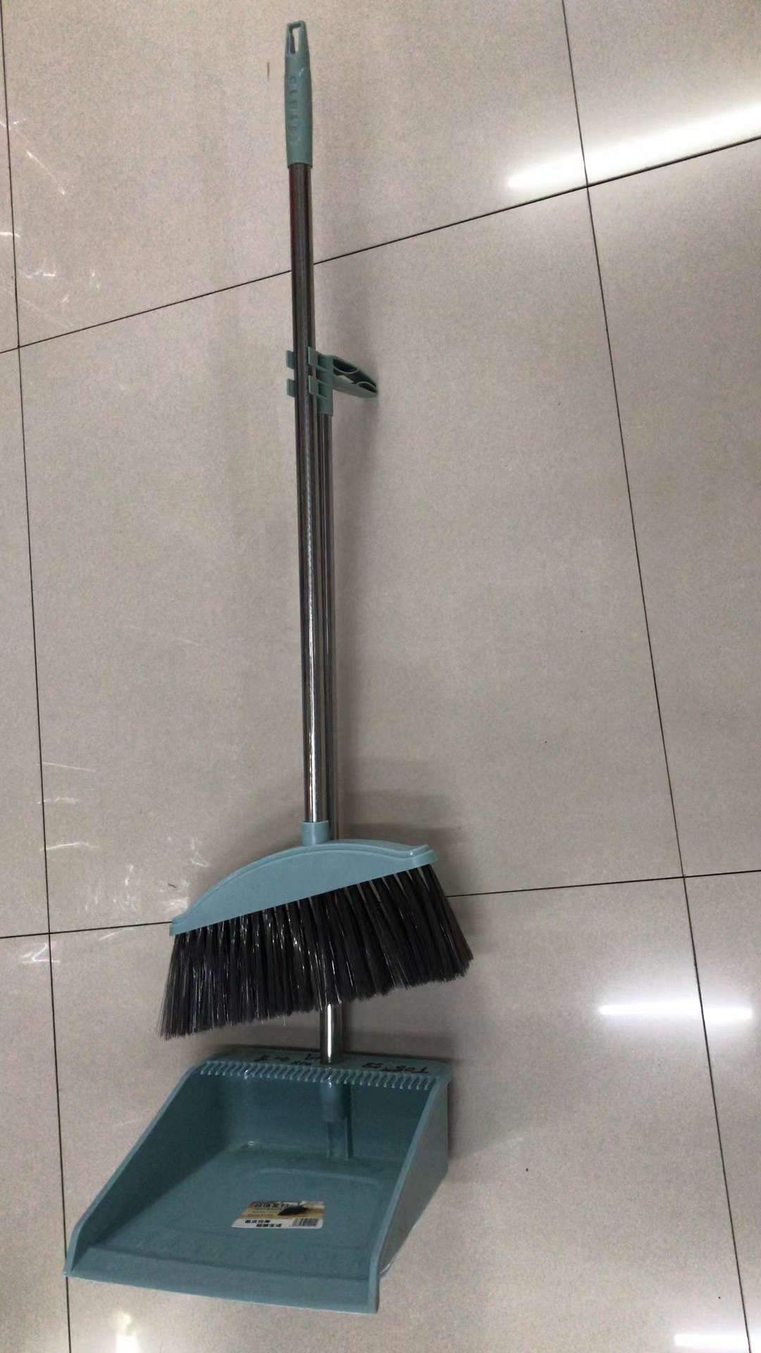 Broom Dustpan Set Metal Rod Broom Plastic Head Broom Factory Direct Sales details Picture