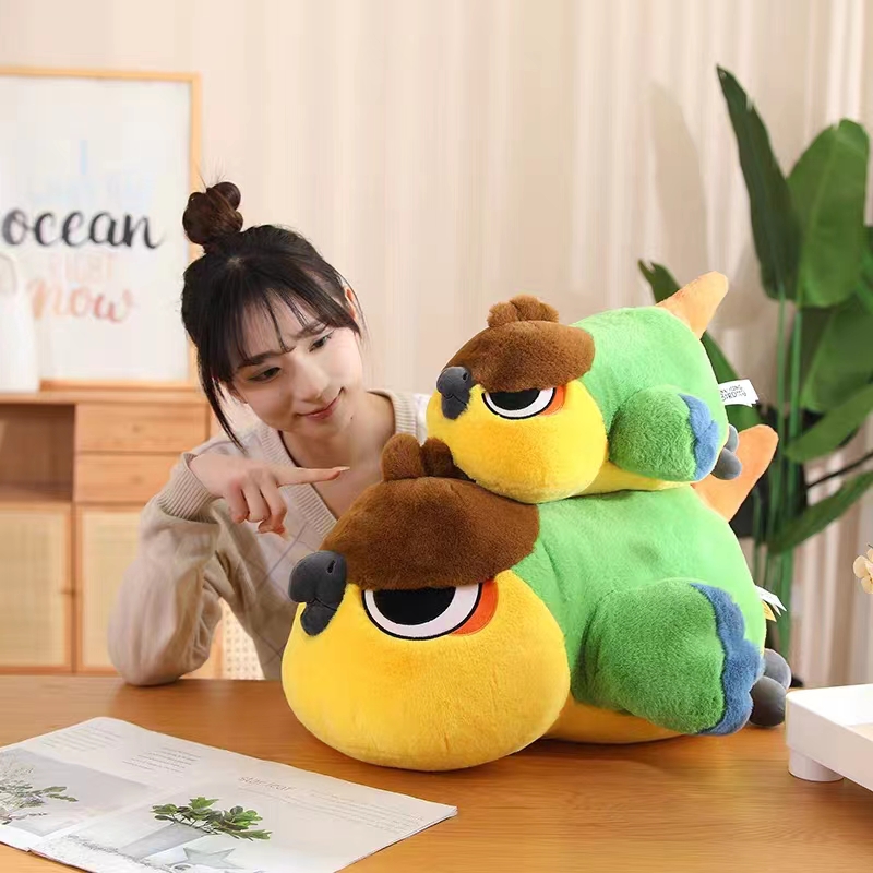 YOGIN has a real version of the vexed bird plush toy parrot doll birthday gift girl thumbnail