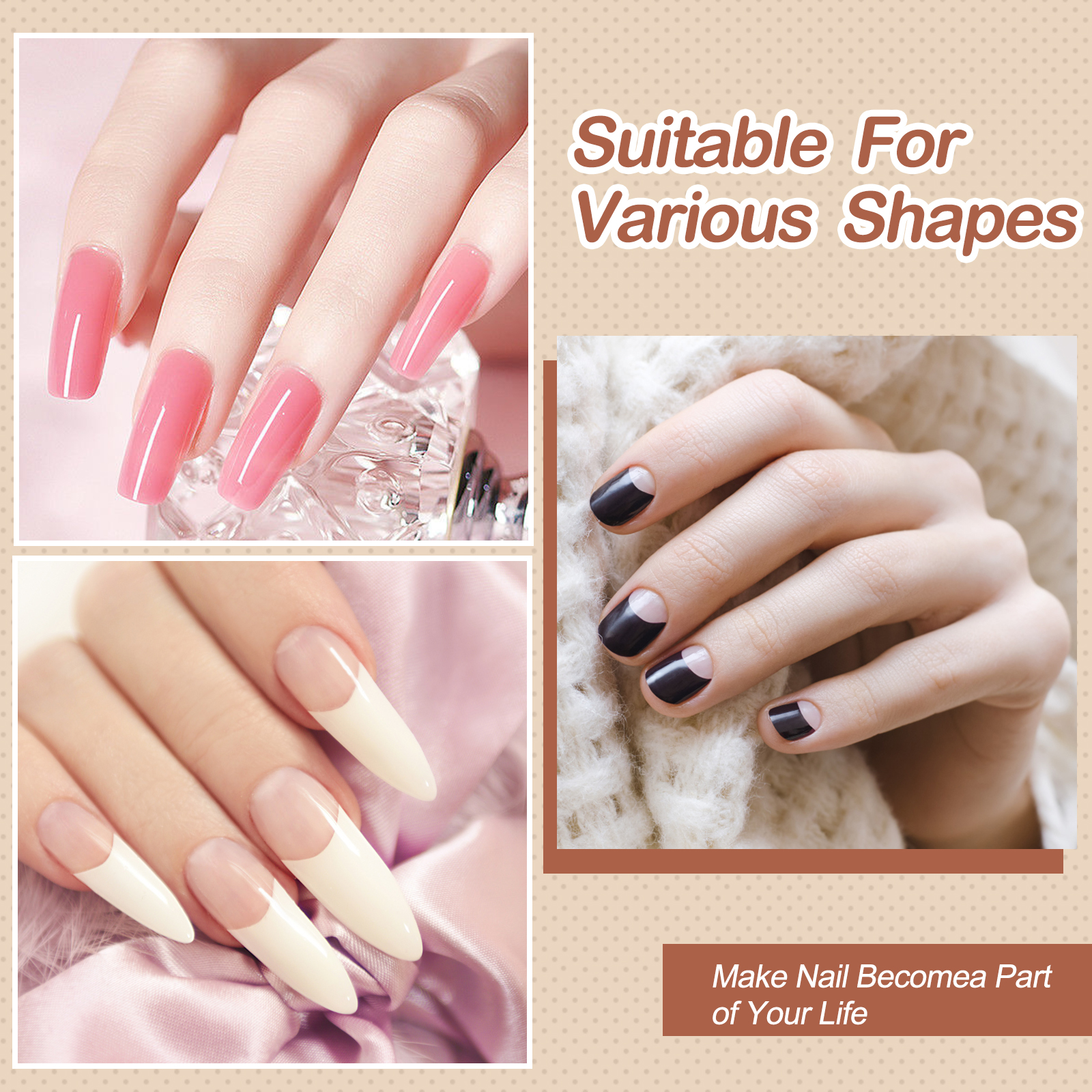 Muqi Nail Cover Armor Oil Rubber Set Firm Beautiful Fashion High Color Application Scenario