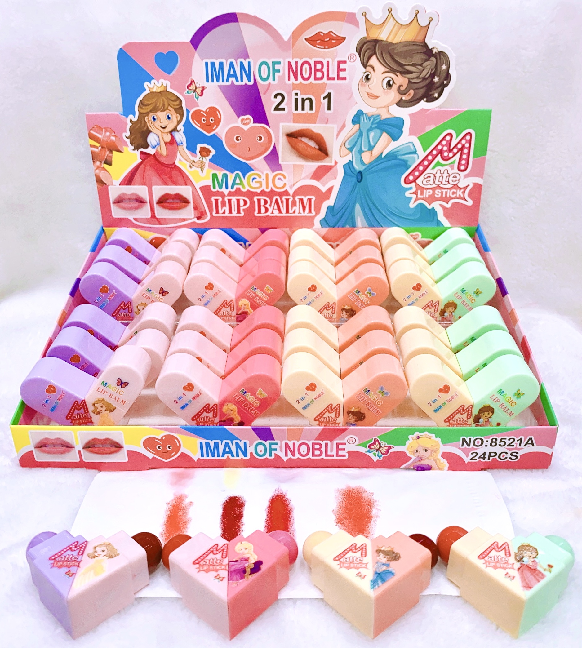 I MAN OF NOBLE Love Lipstick + Lipstick Moisturizing and moisturizing