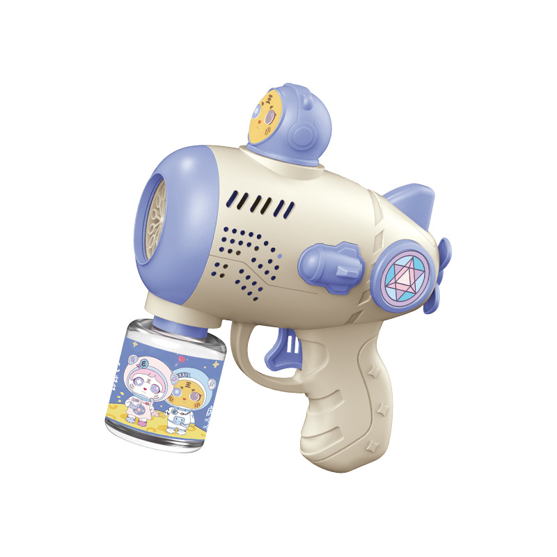 Tiktok Star Star Bubble Machine Automatic Bubble Blowing Toy Gun Stall Night Market Stall Item Picture