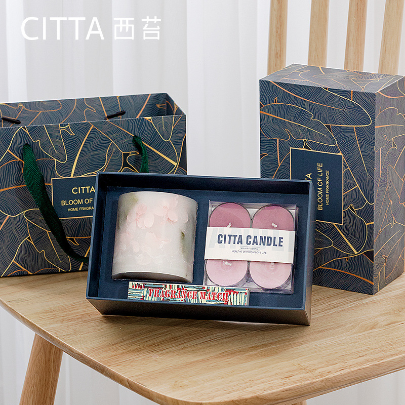 Factory Direct Sales Eternal Life Flower Scented Candle Gift Box Fragrance Essential Oil Set Soy Wax Valentine's Day Gift Cup Wax Custom Wholesale details Picture