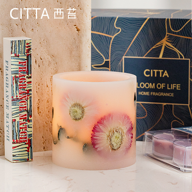 Factory Direct Sales Eternal Life Flower Scented Candle Gift Box Fragrance Essential Oil Set Soy Wax Valentine's Day Gift Cup Wax Custom Wholesale