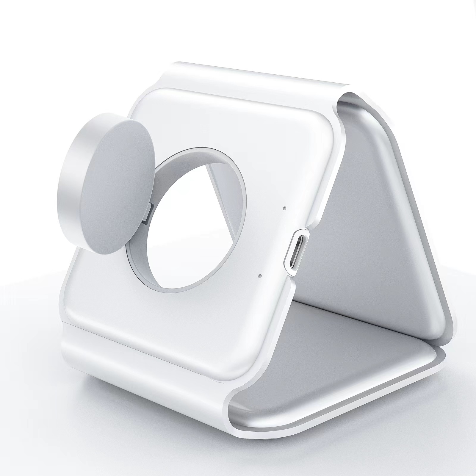3-in-1 wireless charger Earphone watch phone charging 3-in-1 folding charger Specification drawing