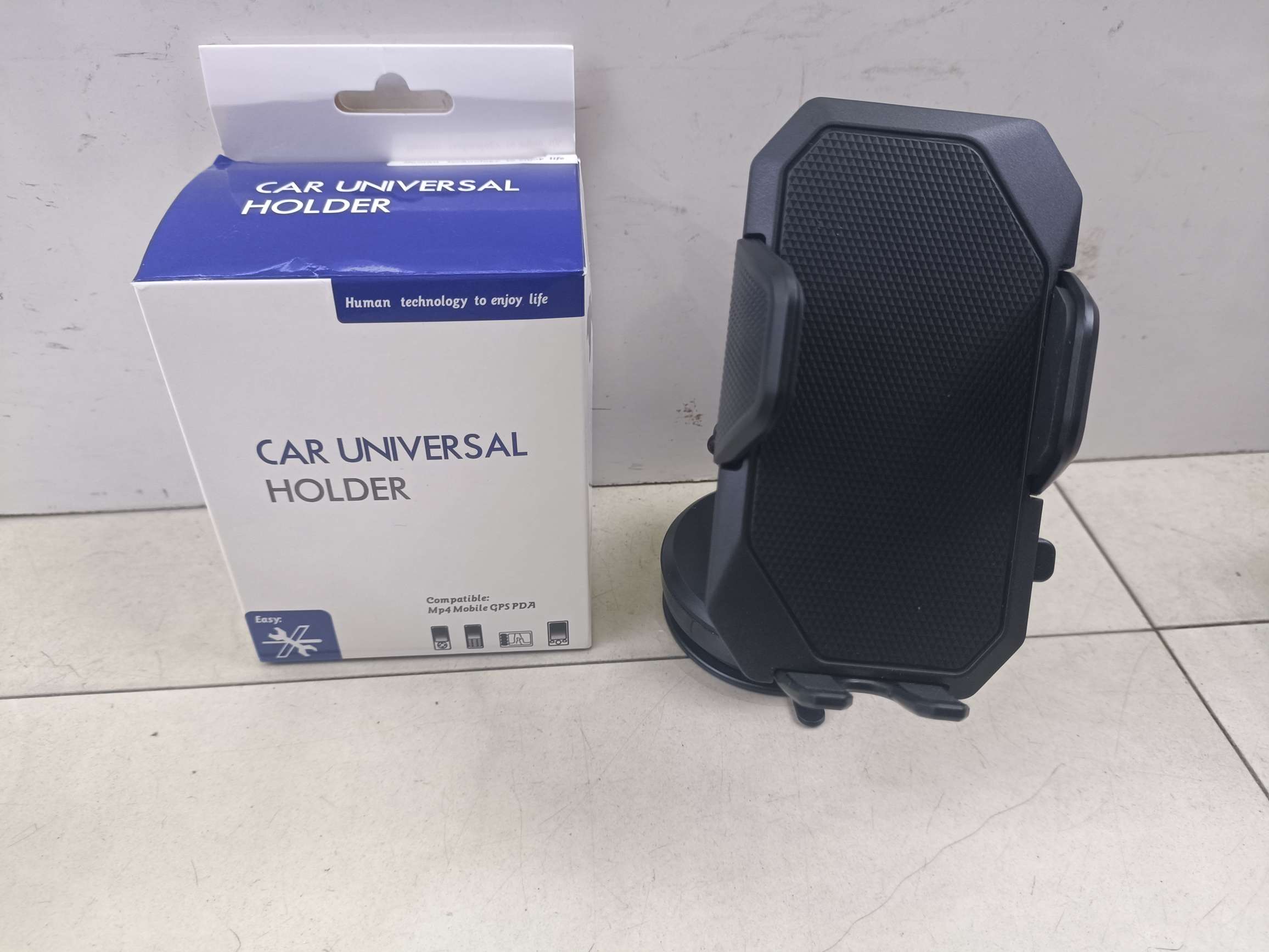 Grid stretch lift suction cup mobile phone stand Car stand