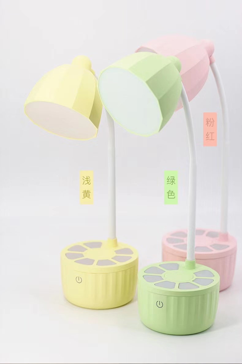 创意彩色花蕾护眼台灯USB插电学生LED学习阅读台灯儿童寝室床头灯详情3