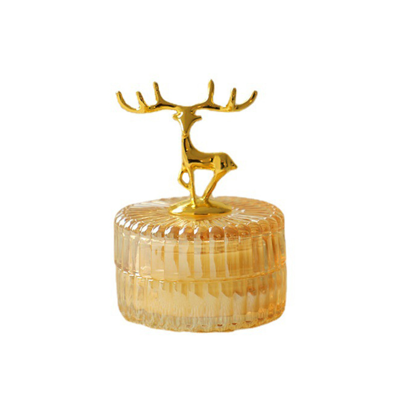 Manufacturers Direct Sales Of Small Antler Cup Scented Candle With Christmas Gift Scented Candle Cup Home Fragrance Candle Cup Christmas Gift Wholesale Item Picture