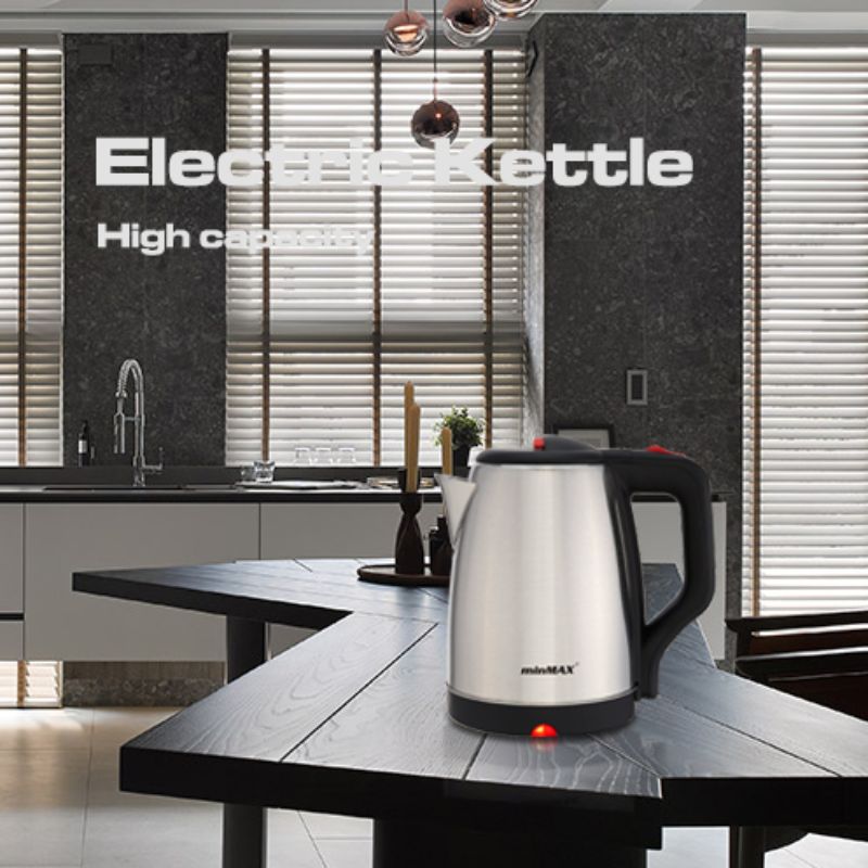 Factory direct supply of minMAX 6933 stainless steel large-capacity electric kettle, quick heating kettle, home and hotel Item Picture