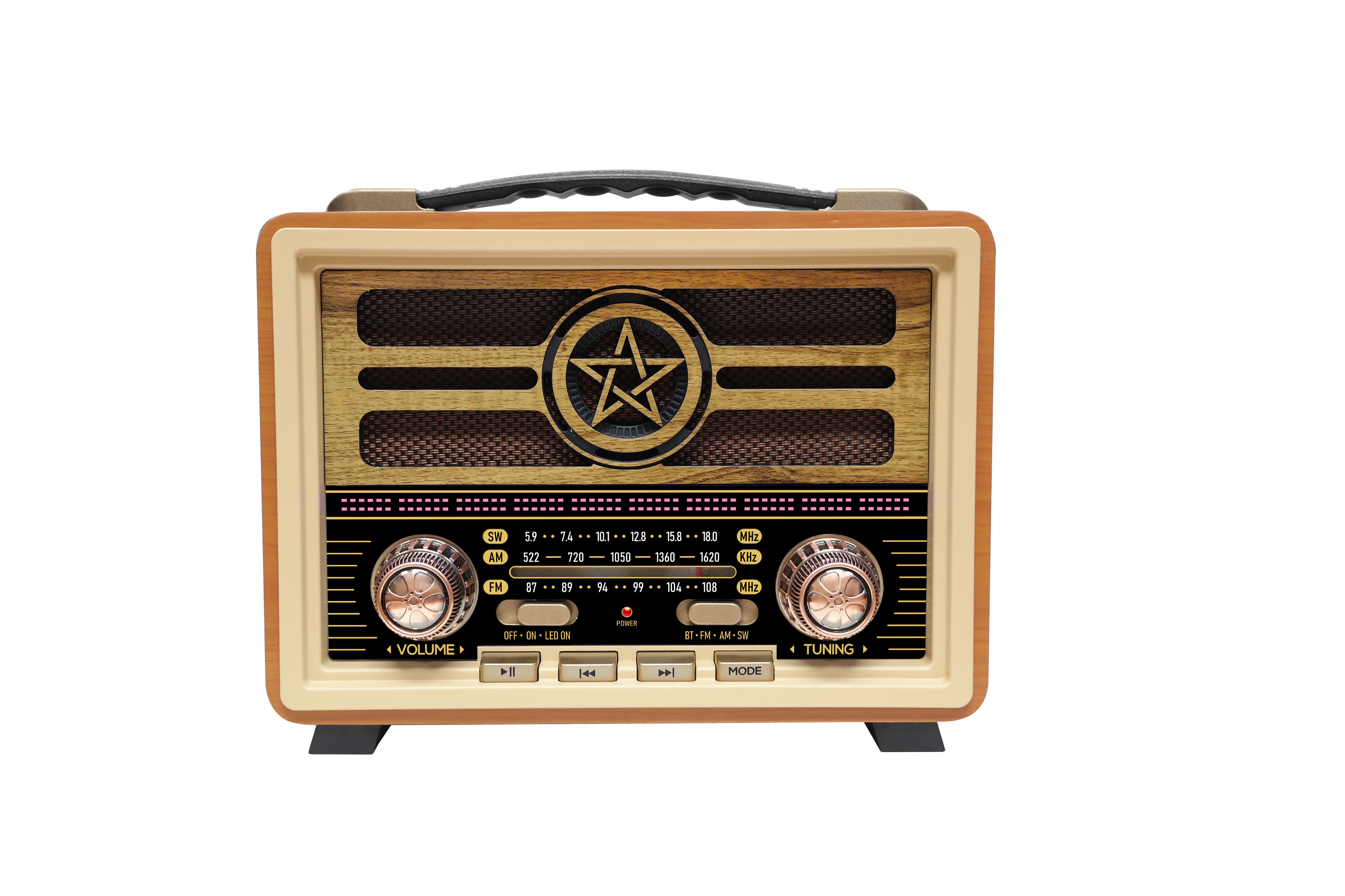Multi-Function Charging Retro Usb Cable Charging Radio, Beautiful Shape, Exported To Overseas,2026Bt